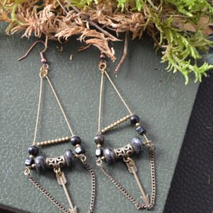 Boucles d'oreilles Primitives (flèche)