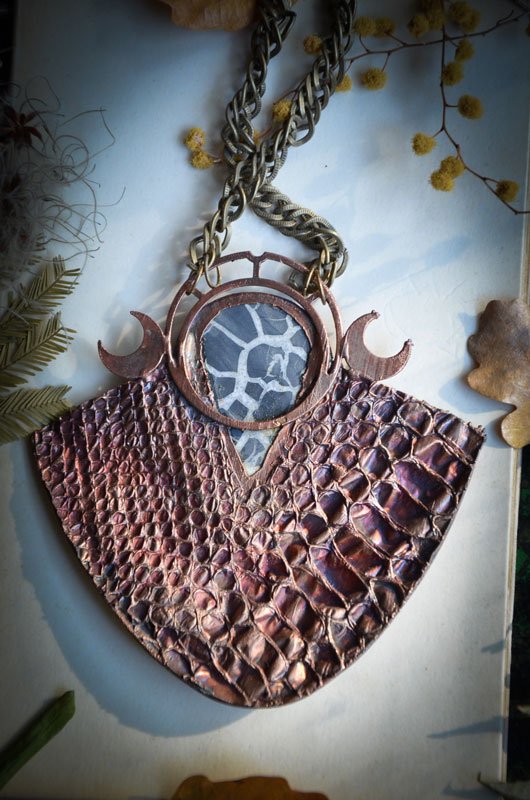 Plastron Mue de serpent & Septéria