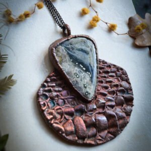 Collier Mue de serpent Jaspe Orbiculaire