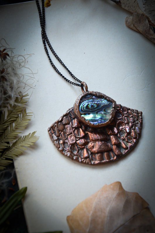 Collier Abalone & Mue de Serpent