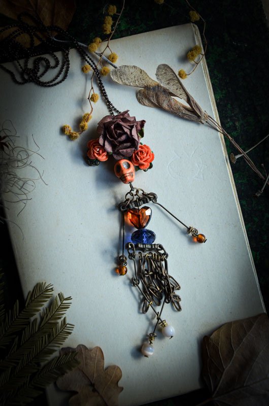 Sautoir Squelette Calavera