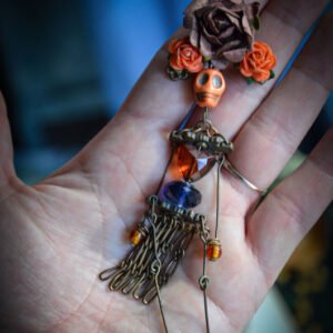 Sautoir Squelette Calavera – Image 3