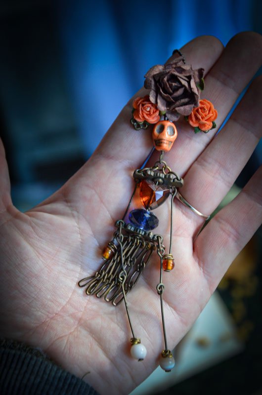 Sautoir Squelette Calavera