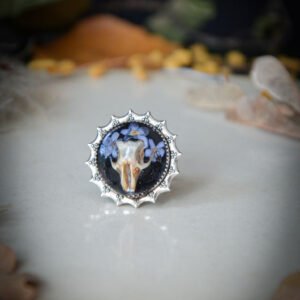 Bague Mini ossements et fleurs – Image 3