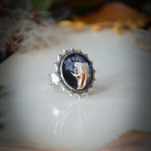 Bague Mini ossements et fleurs – Image 5