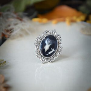 Bague Mini ossements et fleurs – Image 2