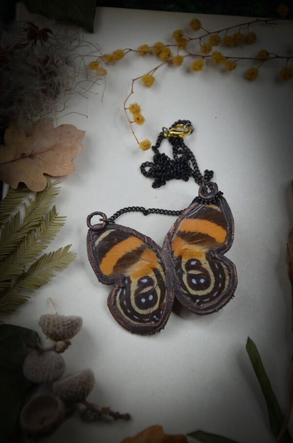 Collier Papillon et Mini Crâne